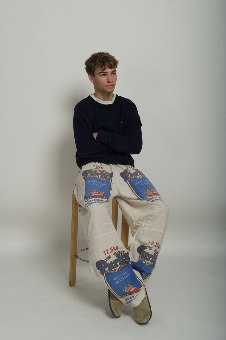 Straight Leg Flourbag Pants