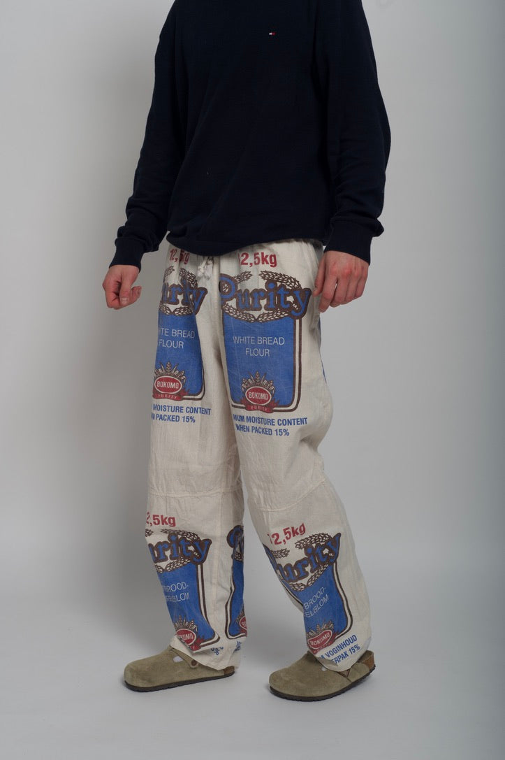 Straight Leg Flourbag Pants
