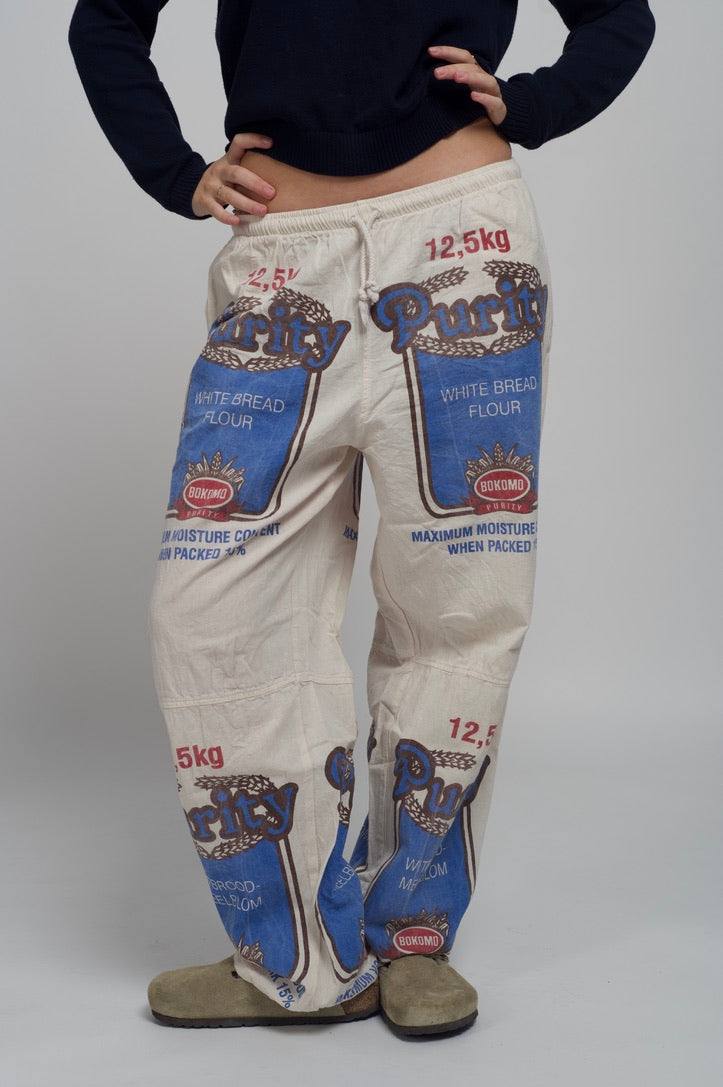 Straight Leg Flourbag Pants