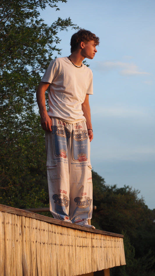 Straight Leg Flourbag Pants