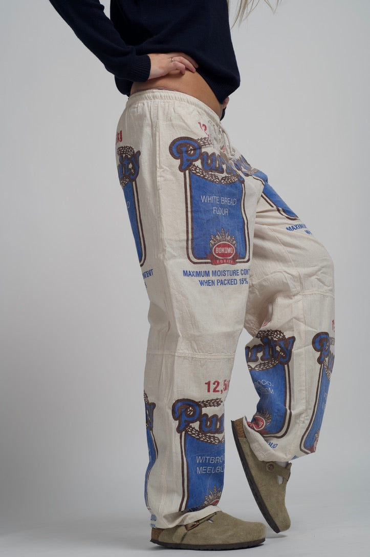 Straight Leg Flourbag Pants