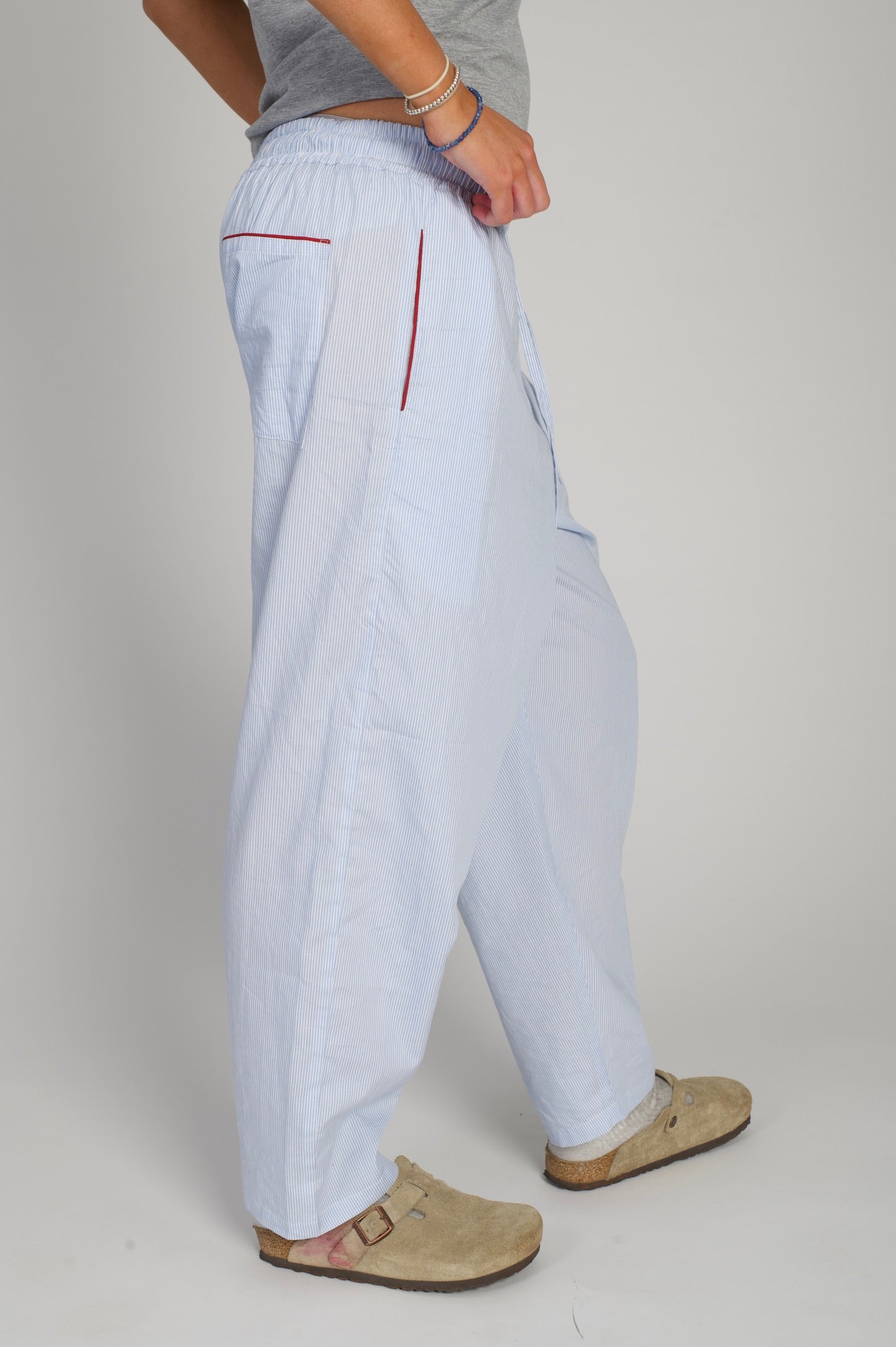 Pinstripe Trousers