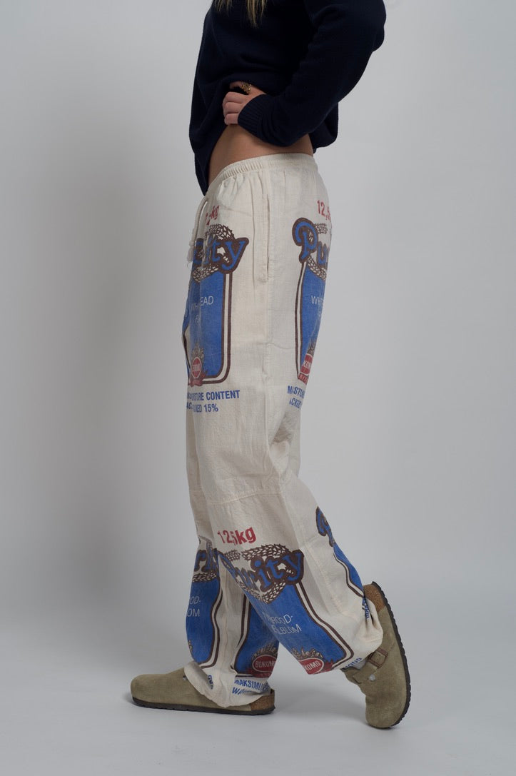 Straight Leg Flourbag Pants
