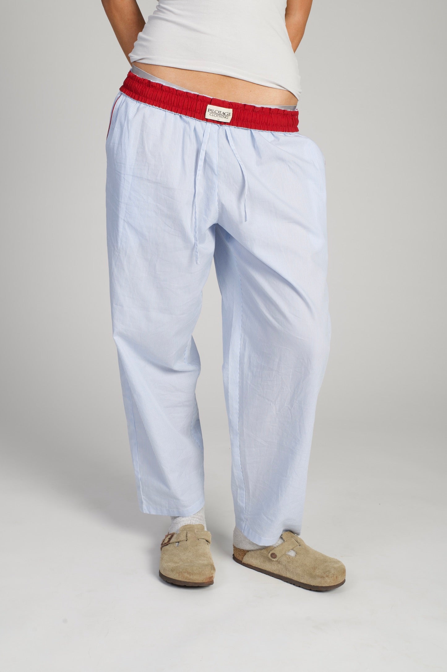 Pinstripe Trousers